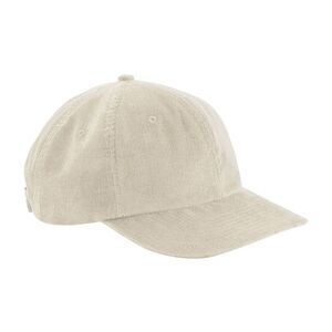 Beechfield Mens Heritage Cord Cap / Stone
